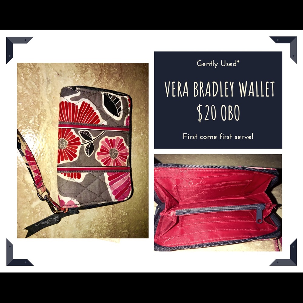 Vera Bradley Cherry Blossom Wallet-RETIRED